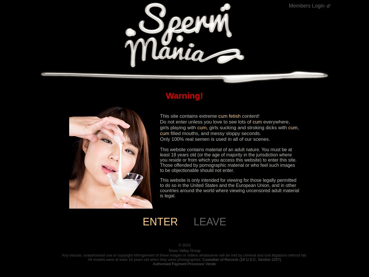 A Review Screenshot of Spermmania