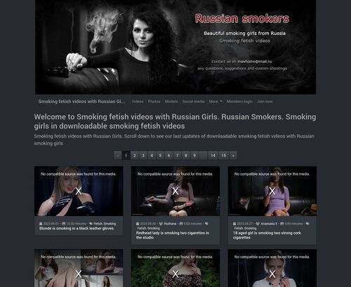 Review screenshot russiansmokers.com