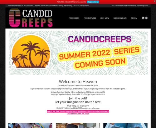 A Review Screenshot of CandidCreeps