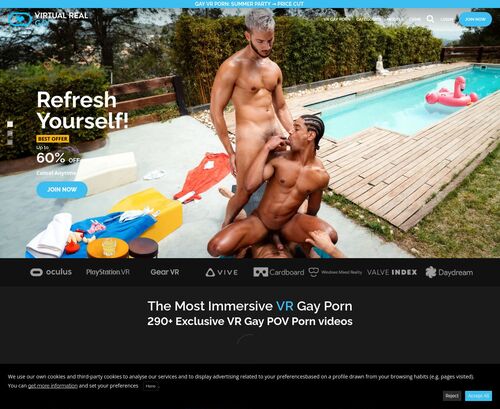 Review screenshot Virtualrealgay.com