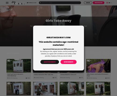 A Review Screenshot of Girlstakeaway